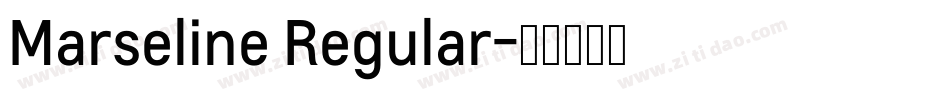 Marseline Regular字体转换